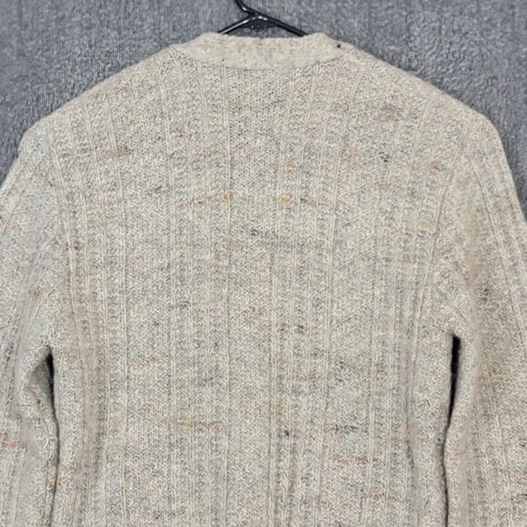 Vintage Pendleton Sweater Mens XL Beige 100% Pure Virgin Wool Cardigan USA Made - Picture 8 of 12